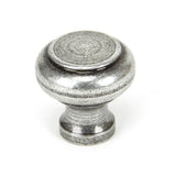 This is an image showing From The Anvil - Pewter Regency Cabinet Knob - Small available from trade door handles, quick delivery and discounted prices