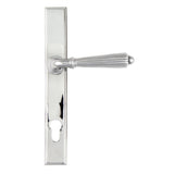 This is an image showing From The Anvil - Polished Chrome Hinton Slimline Lever Espag. Lock Set available from trade door handles, quick delivery and discounted prices