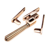 This is an image showing From The Anvil - Polished Bronze Night-Vent Locking Hinton Fastener available from trade door handles, quick delivery and discounted prices