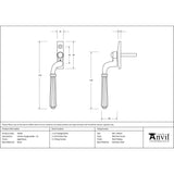 High quality image of From The Anvil - Aged Brass Hinton Espag - LH | Sku. 45350 | Trade Door Handles, Kendal.