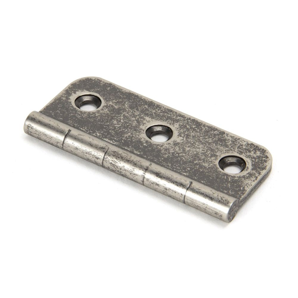 This is an image showing From The Anvil - Pewter 3" Dummy Butt Hinge (Single) available from trade door handles, quick delivery and discounted prices