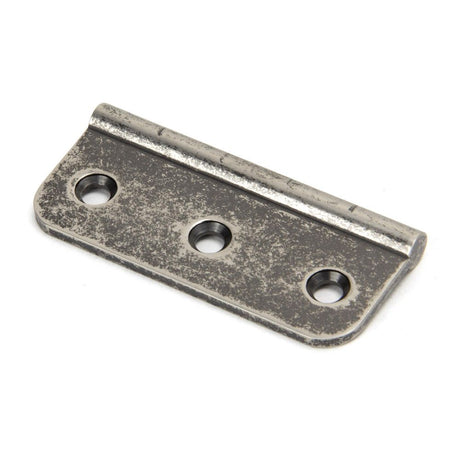 This is an image showing From The Anvil - Pewter 3" Dummy Butt Hinge (Single) available from trade door handles, quick delivery and discounted prices