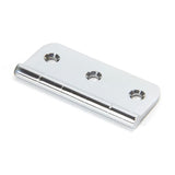 This is an image showing From The Anvil - Polished Chrome 3" Dummy Butt Hinge (Single) available from trade door handles, quick delivery and discounted prices