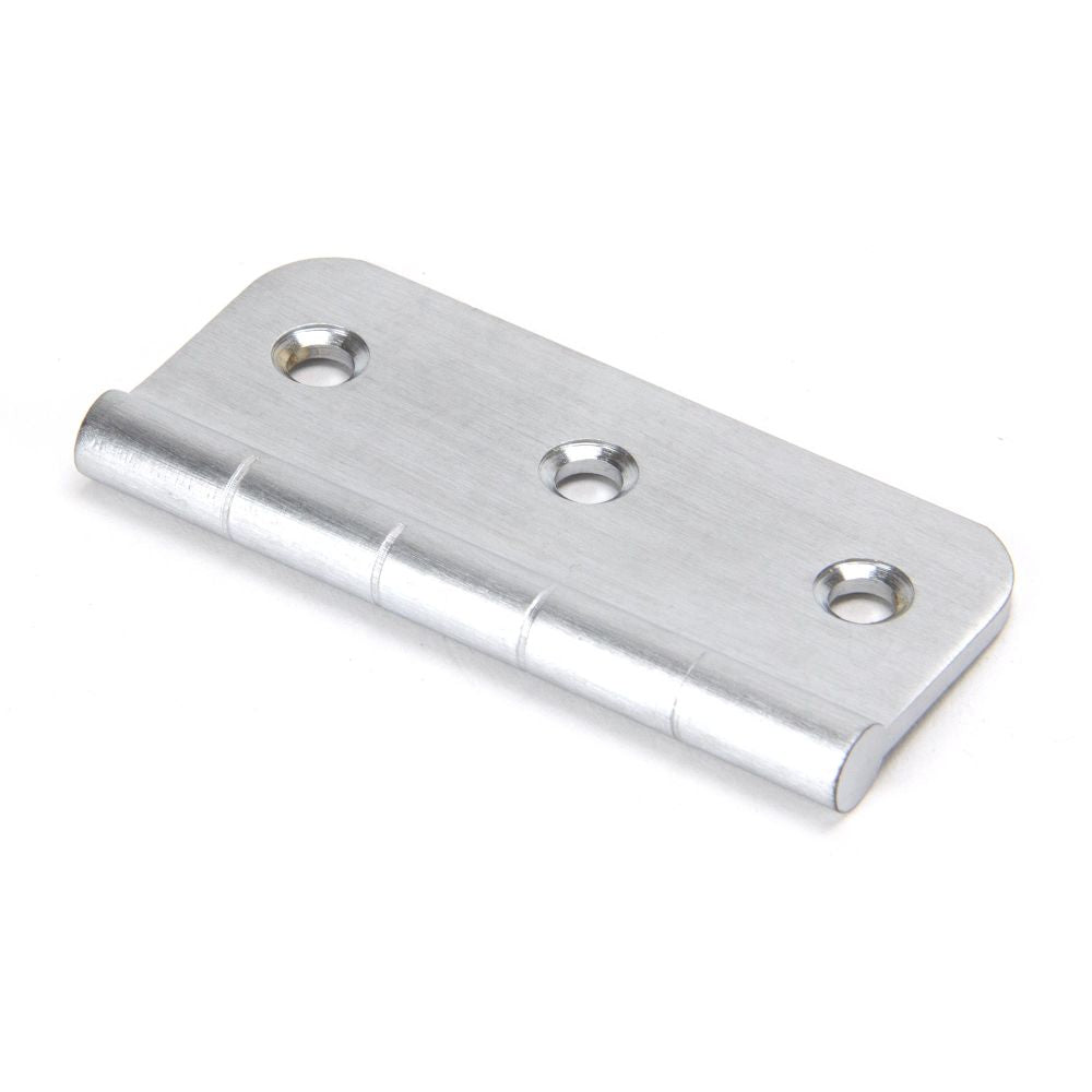 This is an image showing From The Anvil - Satin Chrome 3" Dummy Butt Hinge (Single) available from trade door handles, quick delivery and discounted prices