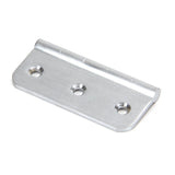 This is an image showing From The Anvil - Satin Chrome 3" Dummy Butt Hinge (Single) available from trade door handles, quick delivery and discounted prices