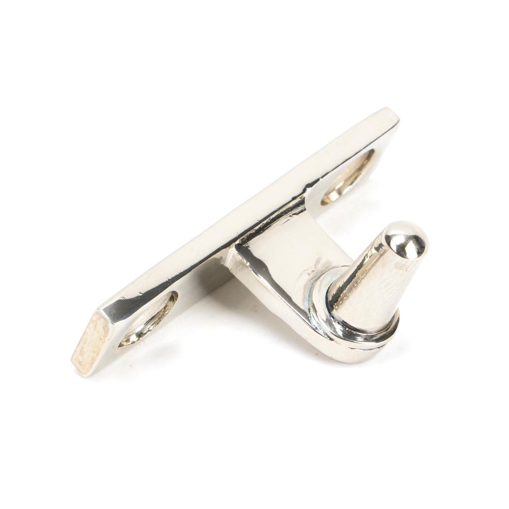 This is an image showing From The Anvil - Polished Nickel Cranked Casement Stay Pin available from trade door handles, quick delivery and discounted prices