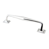 This is an image showing From The Anvil - Polished Chrome 300mm Art Deco Pull Handle available from trade door handles, quick delivery and discounted prices