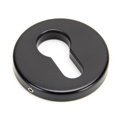 This is an image showing From The Anvil - Black 52mm Regency Concealed Escutcheon available from trade door handles, quick delivery and discounted prices