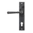 This is an image showing From The Anvil - External Beeswax Regency Lever Espag. Lock Set available from trade door handles, quick delivery and discounted prices