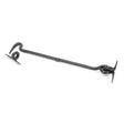 This is an image showing From The Anvil - External Beeswax 14" Forged Cabin Hook available from trade door handles, quick delivery and discounted prices