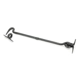 This is an image showing From The Anvil - External Beeswax 14" Forged Cabin Hook available from trade door handles, quick delivery and discounted prices