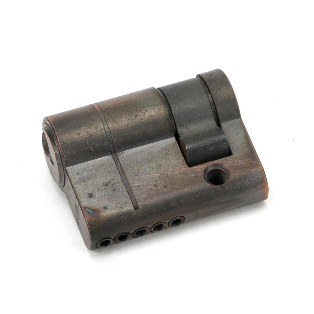 High quality image of From The Anvil - Aged Bronze 30/10 5pin Single Cylinder | Sku. 45876 | Trade Door Handles, Kendal.