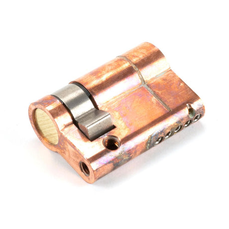 This is an image showing From The Anvil - Polished Bronze 35/10 5pin Single Cylinder available from trade door handles, quick delivery and discounted prices