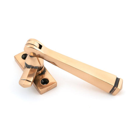 This is an image showing From The Anvil - Polished Bronze Locking Avon Fastener available from trade door handles, quick delivery and discounted prices