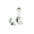 This is an image showing From The Anvil - Polished Chrome Brompton Brighton Fastener (Radiused) available from trade door handles, quick delivery and discounted prices