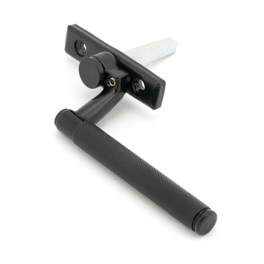 This is an image showing From The Anvil - Black Brompton Espag - LH available from trade door handles, quick delivery and discounted prices