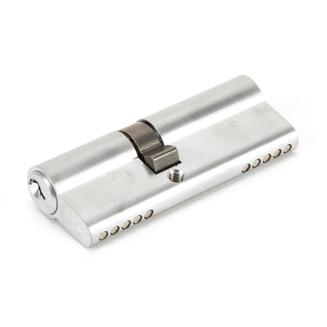 This is an image showing From The Anvil - Satin Chrome 35/45 5pin Euro Cylinder KA available from trade door handles, quick delivery and discounted prices