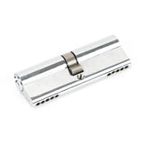 This is an image showing From The Anvil - Polished Chrome 45/45 5pin Euro Cylinder KA available from trade door handles, quick delivery and discounted prices