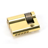 This is an image showing From The Anvil - Lacquered Brass 30/10 5pin Single Cylinder available from trade door handles, quick delivery and discounted prices