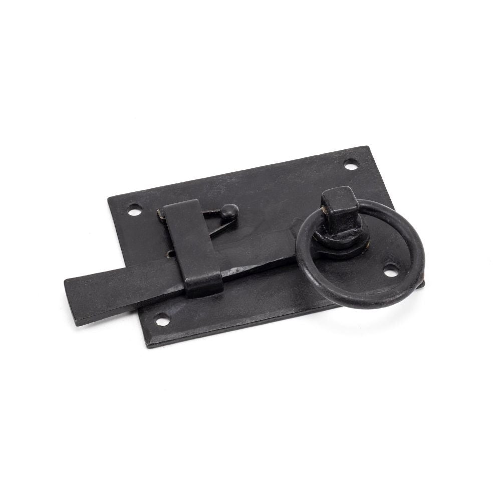 This is an image showing From The Anvil - External Beeswax Cottage Latch - RH available from trade door handles, quick delivery and discounted prices