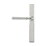 This is an image showing From The Anvil - Pol. Marine SS (316) Newbury Slimline Lever Espag. Latch Set available from trade door handles, quick delivery and discounted prices