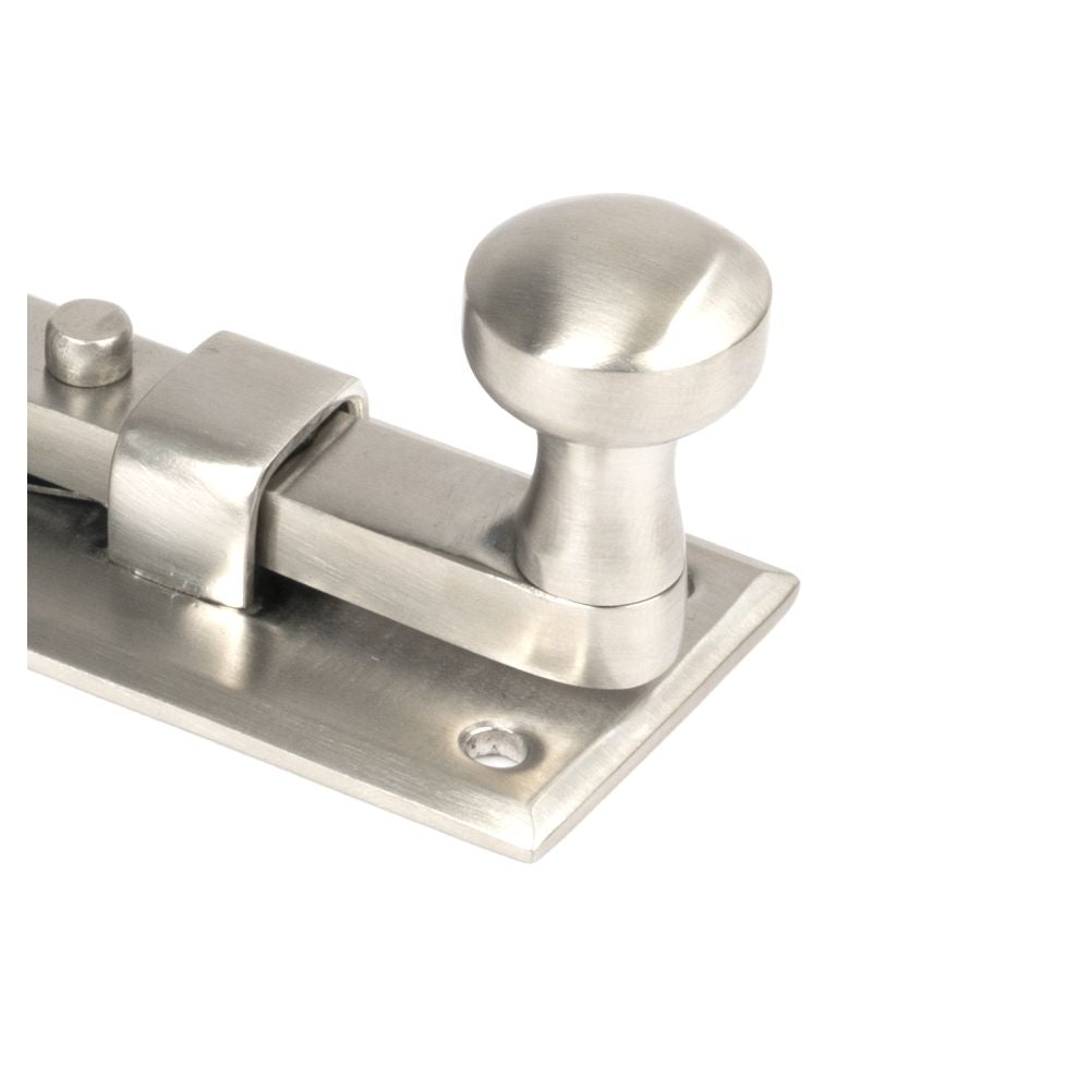 This is an image showing From The Anvil - Satin Marine SS (316) 4" Universal Bolt available from trade door handles, quick delivery and discounted prices