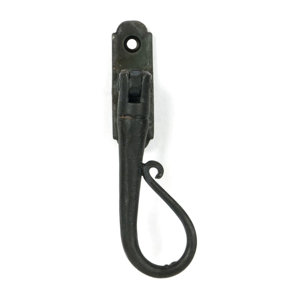 High quality image of From The Anvil - Beeswax Shepherd's Crook Espag - RH | Sku. 46496 | Trade Door Handles, Kendal.