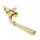 This is an image showing From The Anvil - Polished Brass Newbury Espag - LH available from trade door handles, quick delivery and discounted prices