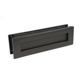 High quality image of From The Anvil - Aged Bronze Traditional Letterbox | Sku. 46554 | Trade Door Handles, Kendal.