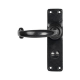 High quality image of From The Anvil - Black MF Lever Bathroom Set | Sku. 46575 | Trade Door Handles, Kendal.