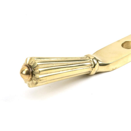 This is an image showing From The Anvil - Polished Brass 8" Hinton Stay available from trade door handles, quick delivery and discounted prices