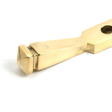 This is an image showing From The Anvil - Polished Brass 8" Avon Stay available from trade door handles, quick delivery and discounted prices