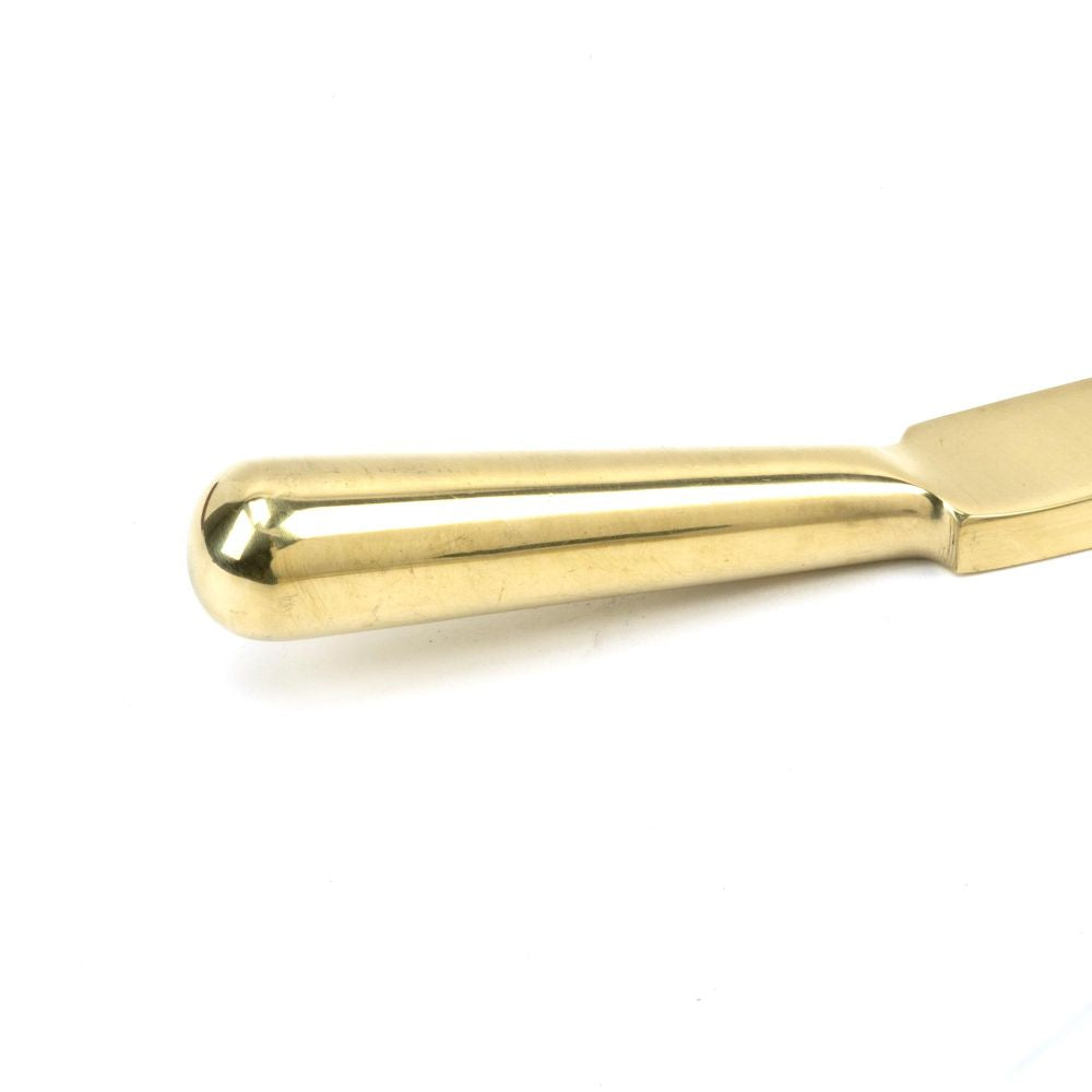 This is an image showing From The Anvil - Polished Brass 8" Newbury Stay available from trade door handles, quick delivery and discounted prices