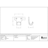 High quality image of From The Anvil - Polished Bronze Sash Lift | Sku. 46730 | Trade Door Handles, Kendal.