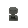 This is an image showing From The Anvil - Aged Bronze Brompton Cabinet Knob - 25mm (Square) available from trade door handles, quick delivery and discounted prices