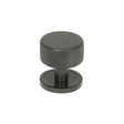 This is an image showing From The Anvil - Aged Bronze Brompton Cabinet Knob - 32mm (Plain) available from trade door handles, quick delivery and discounted prices