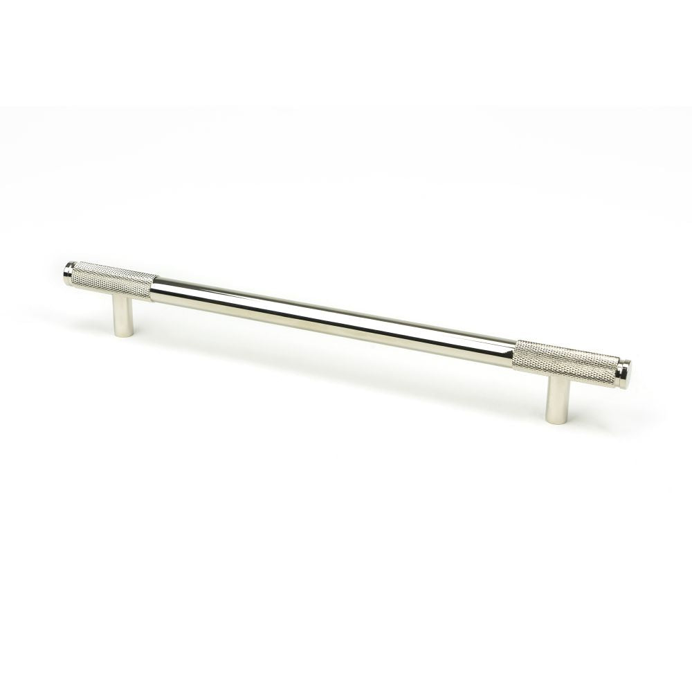 This is an image showing From The Anvil - Polished Nickel Half Brompton Pull Handle - Large available from trade door handles, quick delivery and discounted prices