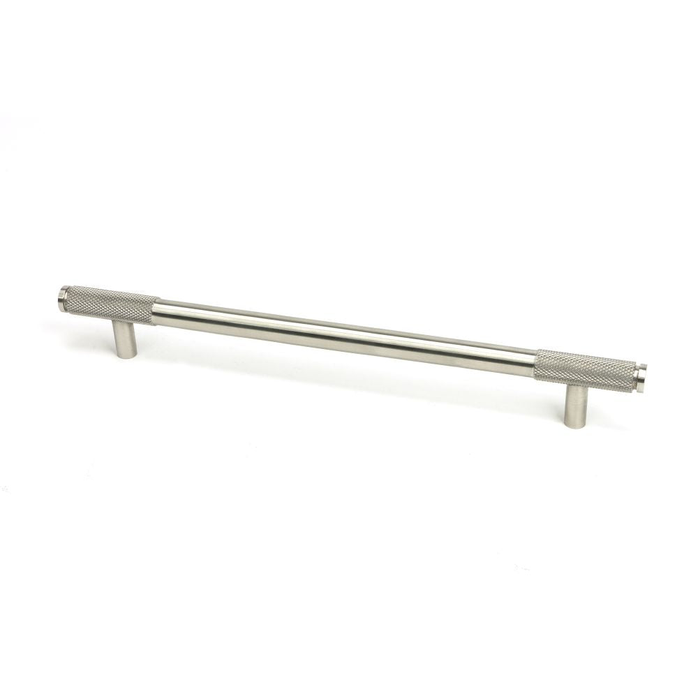 This is an image showing From The Anvil - Satin SS (304) Half Brompton Pull Handle - Large available from trade door handles, quick delivery and discounted prices