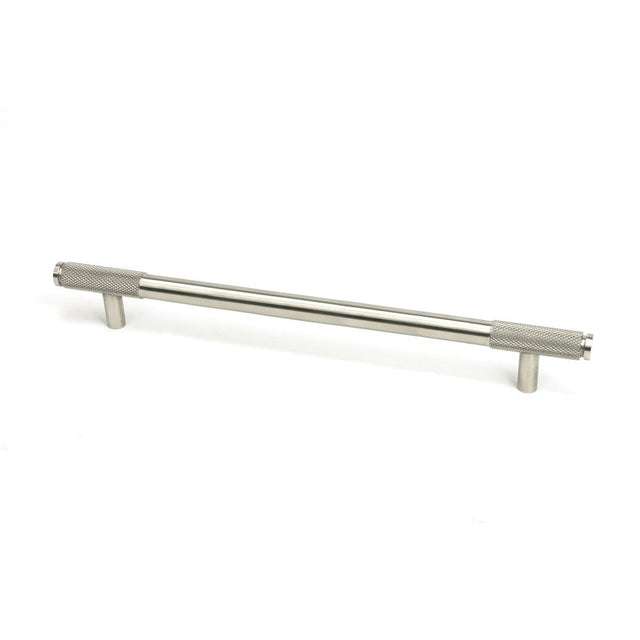 This is an image showing From The Anvil - Satin SS (304) Half Brompton Pull Handle - Large available from trade door handles, quick delivery and discounted prices