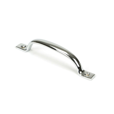 This is an image showing From The Anvil - Polished Chrome Slim Sash Pull available from trade door handles, quick delivery and discounted prices