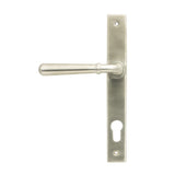 High quality image of From The Anvil - Satin Marine SS (316) Newbury Slimline Lever Espag. Lock Set | Sku. 47073 | Trade Door Handles, Kendal.