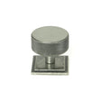 This is an image showing From The Anvil - Pewter Brompton Cabinet Knob - 38mm (Square) available from trade door handles, quick delivery and discounted prices