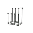 This is an image showing From The Anvil - Matt Black Four Pair Boot Rack available from trade door handles, quick delivery and discounted prices