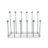 This is an image showing From The Anvil - Pewter Six Pair Boot Rack available from trade door handles, quick delivery and discounted prices