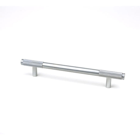 High quality image of From The Anvil - Satin Chrome Half Brompton Pull Handle - Medium | Sku. 47151 | Trade Door Handles, Kendal.