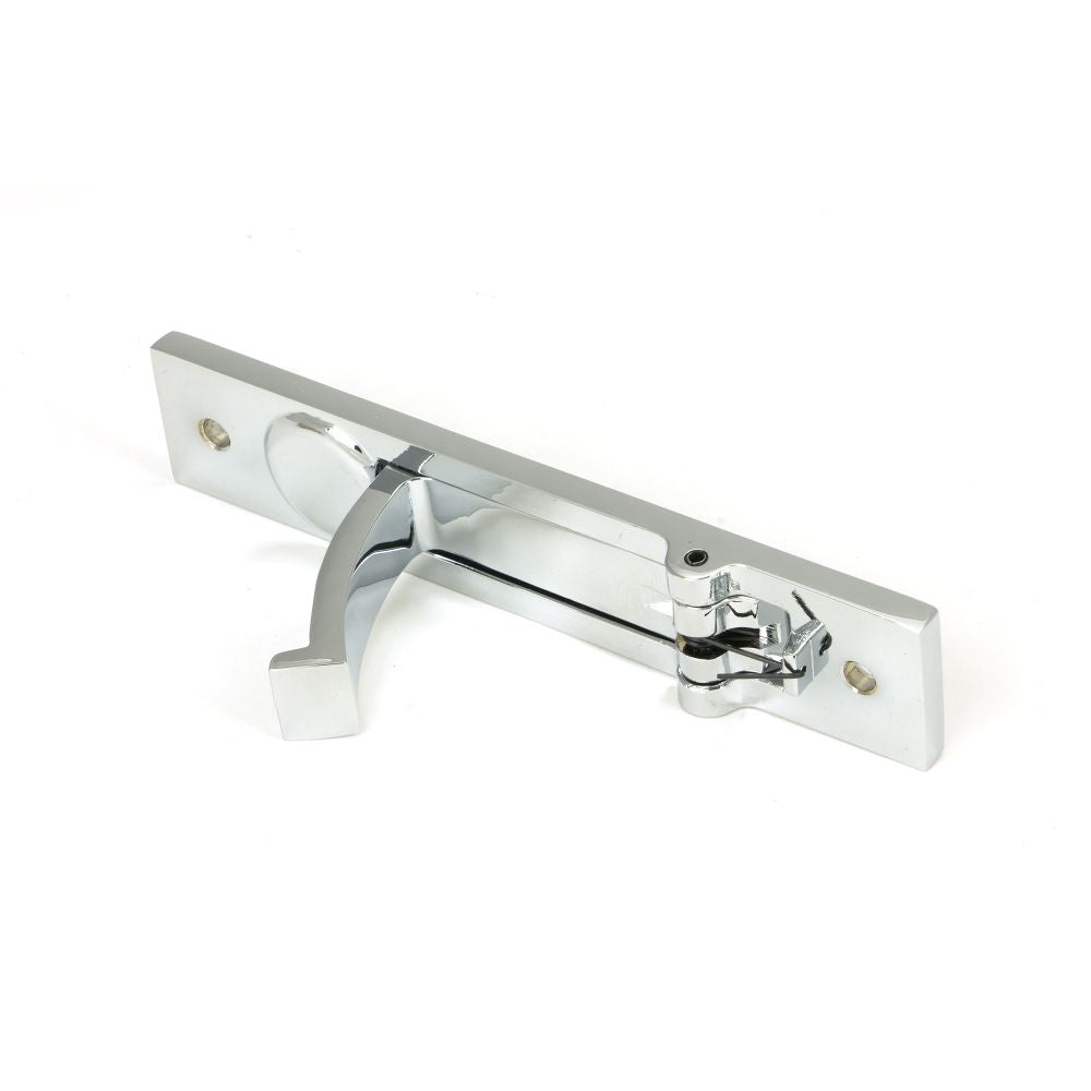 This is an image showing From The Anvil - Polished Chrome 125mm x 25mm Edge Pull available from trade door handles, quick delivery and discounted prices