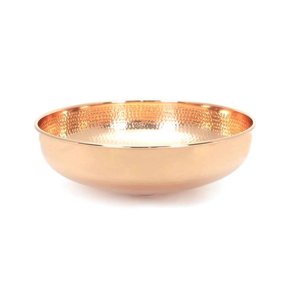 High quality image of From The Anvil - Hammered Copper Round Sink | Sku. 47197 | Trade Door Handles, Kendal.
