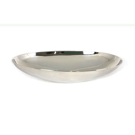 This is an image showing From The Anvil - Smooth Nickel Oval Sink available from trade door handles, quick delivery and discounted prices