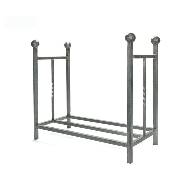 High quality image of From The Anvil - Pewter Rectangular Log Holder | Sku. 47214 | Trade Door Handles, Kendal.