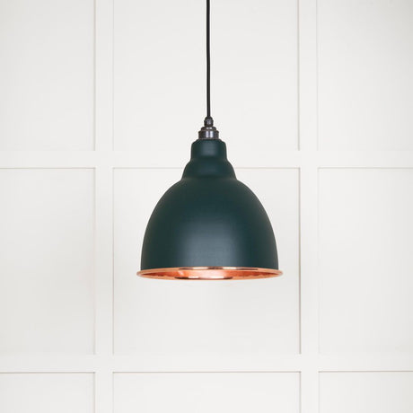 This is an image showing From The Anvil - Smooth Copper Brindley Pendant in Dingle available from trade door handles, quick delivery and discounted prices